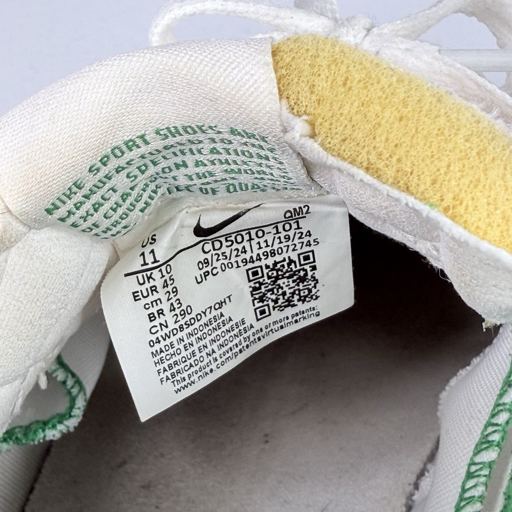Nike SB Heritage VULC White Green Gum Skateboard Shoes CD5010-101 Men's Size 11 - Picture 11 of 11